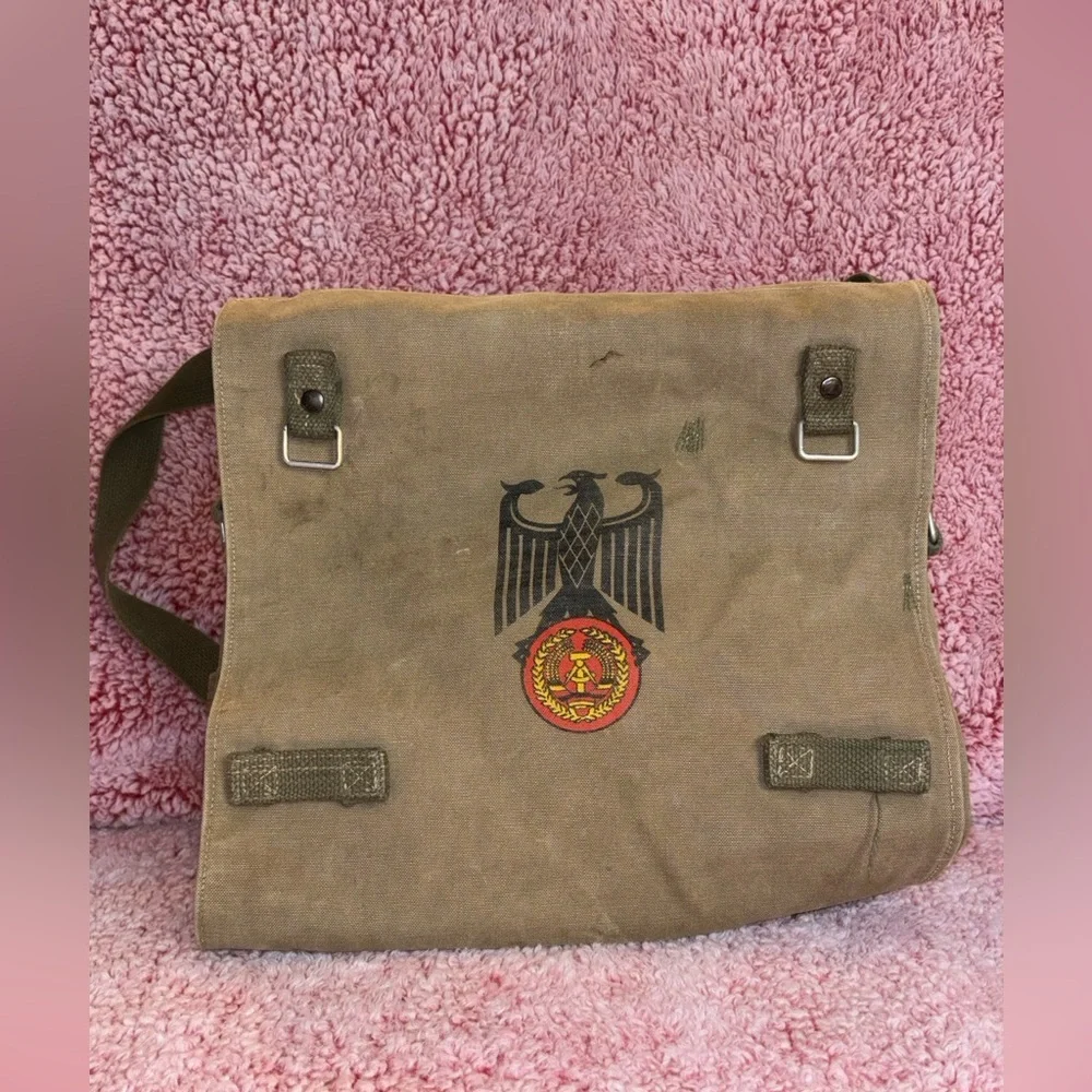 1960s West German Issue Heavy-Duty Canvas Shoulder/Hand Carry​​